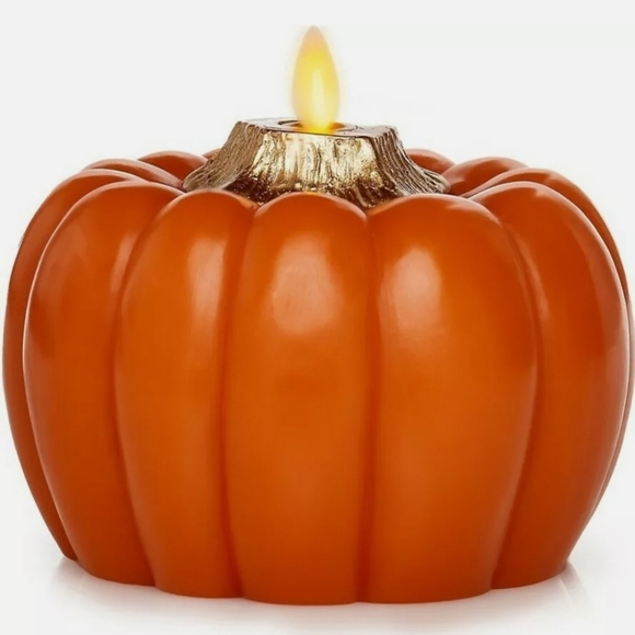 ISO Luminara flameless Harvest pumpkin led candle - Picture 4 of 4